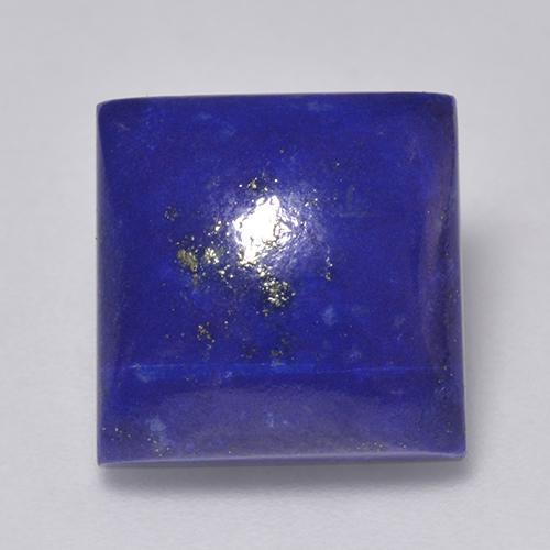 Deep Blue Lapis Lazuli Gem - 7.5ct Square Cabochon (ID: 522086)