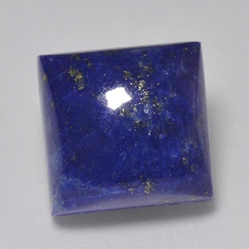 Navy Blue Lapis Lazuli Gem - 8.4ct Square Cabochon (ID: 522090)