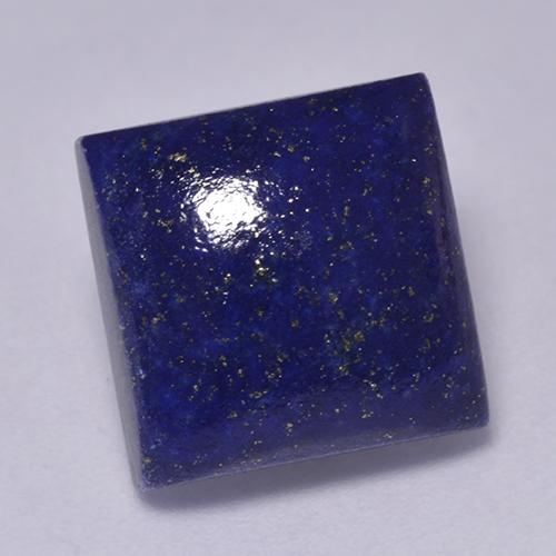 Dark Blue Lapis Lazuli Gem - 6.6ct Square Cabochon (ID: 522092)