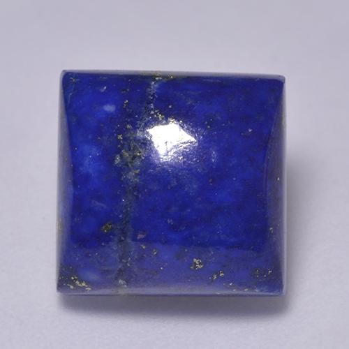 Intense Navy Blue Lapislazuli Edelstein - 8.4ct Quadrat Cabochon (ID: 522093)