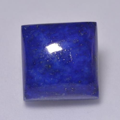 Intense Navy Blue Lapis Lazuli Gem - 8.3ct Square Cabochon (ID: 522097)