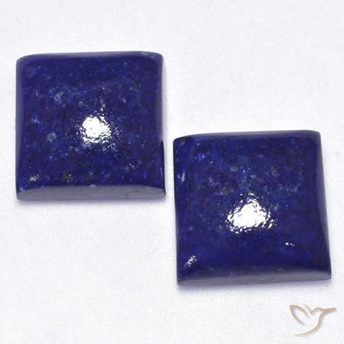 13.02 ct Square Lapis Lazuli, 11 x 10.9 mm From Afghanistan, Photo A