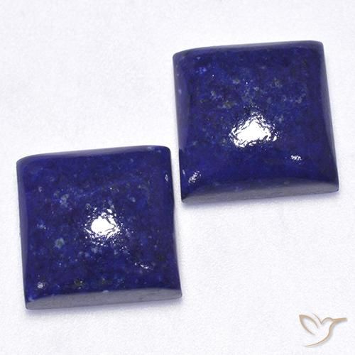 13.02 ctw Blue Lapis Lazuli Stones, Natural Lapis Lazuli in Square Cabochon Shape for Sale