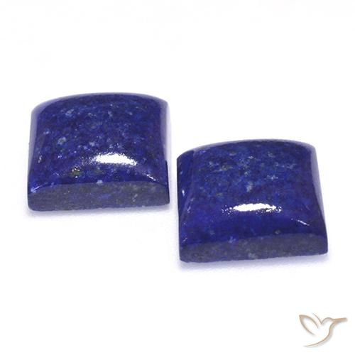 Lapis Lazuli Gemstones in 11 x 11 mm (calibrated) Size for Sale, Lapis Lazuli Stones in Very Deep Blue Color