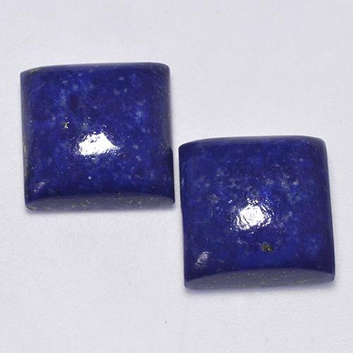 Very Deep Blue Lapis Lazuli Gem - 6.8ct Square Cabochon (ID: 522197)