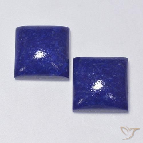 14.15ctw Natural Very Deep Blue Lapis Lazuli, Square, Opaque