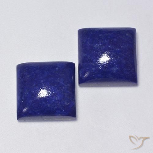 14.15 ctw Blue Lapis Lazuli Stones, Natural Lapis Lazuli in Square Cabochon Shape for Sale