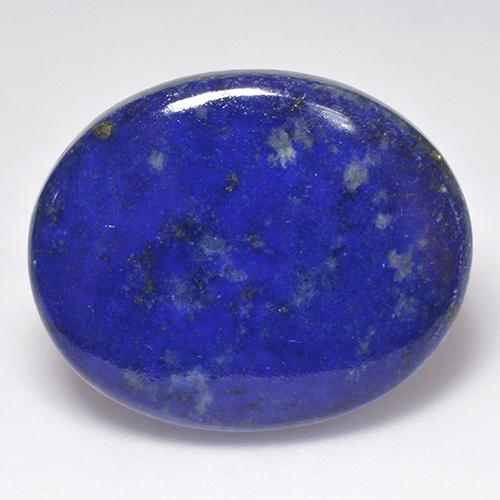 Bright Blue Lapislazzulo Gem - 33ct Ovale cabochon (ID: 522220)