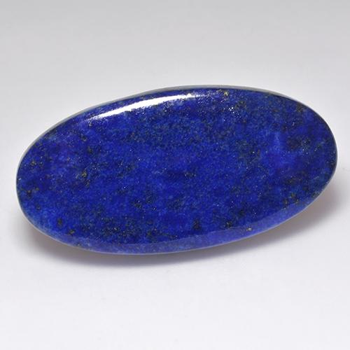 Bright Blue Лазурит Камень - 55.5ct Овал Кабошон (ID: 522222)