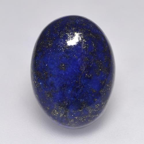 Темно-синий Лазурит Камень - 10.8ct Овал Кабошон (ID: 522823)