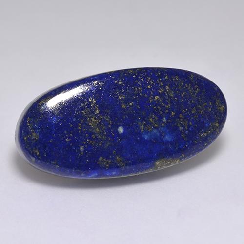 Темно-синий Лазурит Камень - 44.7ct Овал Кабошон (ID: 522938)