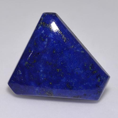 Intense Navy Blue Lapis Lazuli Gem - 28.2ct Trillion Cabochon (ID: 522939)