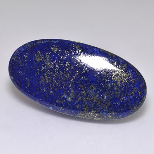59.23 ct Blue Lapis Lazuli Stone, Natural Lapis Lazuli in Oval Cabochon Shape for Sale