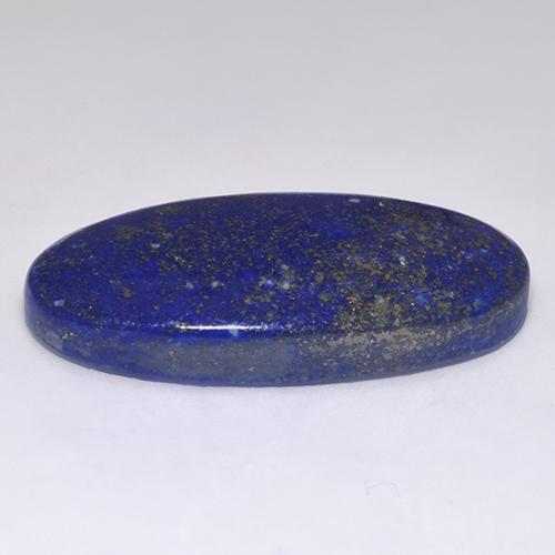 Lapis Lazuli Gemstone in 39.8 x 20.6 mm Size for Sale, Lapis Lazuli Stone in Dark Blue Color
