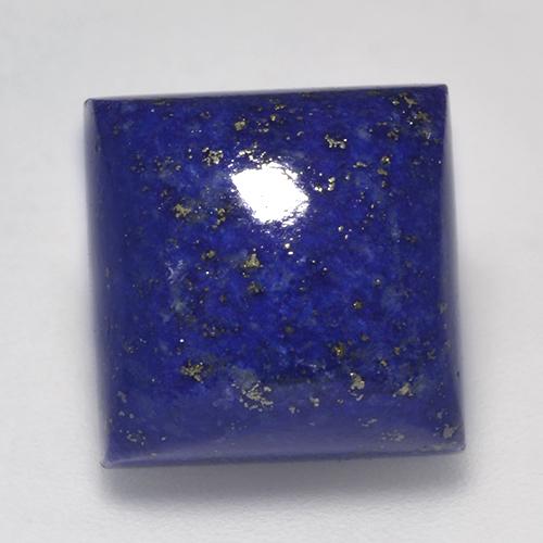 Very Deep Blue Lapis Lazuli Gem - 8.9ct Square Cabochon (ID: 523405)