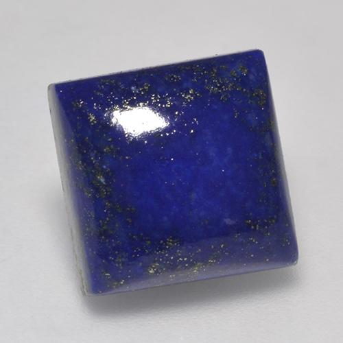 Azul muy intenso Lapislázuli Gema - 8ct Cabujónes Cuadrado (ID: 523406)
