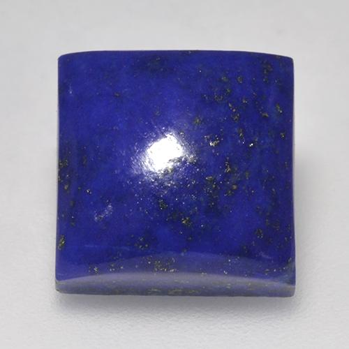 Intense Navy Blue Lapis Lazuli Gem - 7.9ct Square Cabochon (ID: 523410)