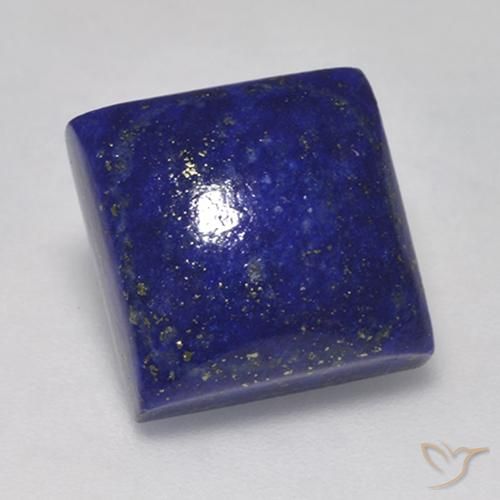 7.14ct Natural Very Deep Blue Lapis Lazuli, Square, Opaque
