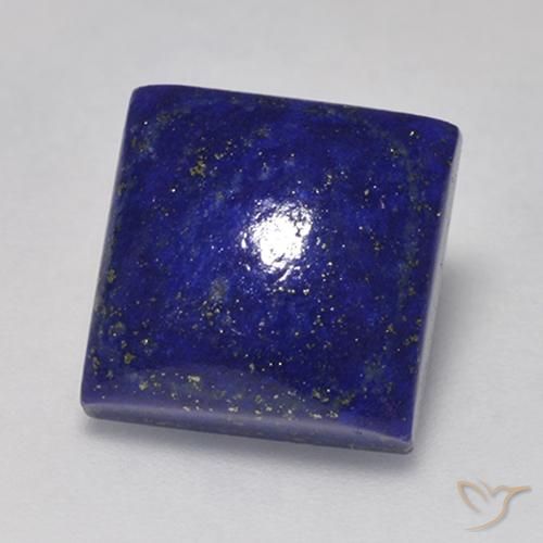 7.14 ct Blue Lapis Lazuli Stone, Natural Lapis Lazuli in Square Cabochon Shape for Sale