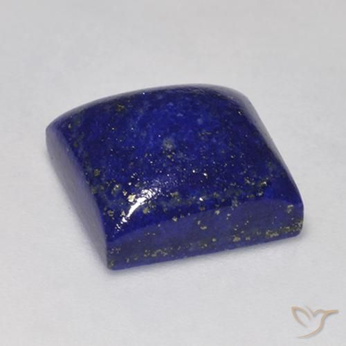 Lapis Lazuli Gemstone in 11 x 11 mm (calibrated) Size for Sale, Lapis Lazuli Stone in Very Deep Blue Color