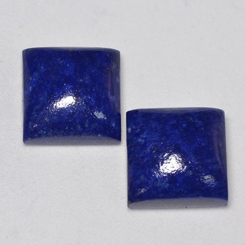 Very Deep Blue Lapislazzulo Gem - 6.6ct Cabochon quadrato (ID: 523689)