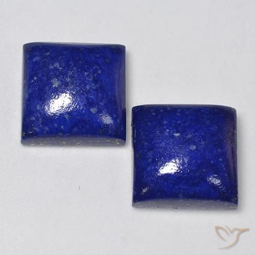 13.70ctw Natural Intense Navy Blue Lapis Lazuli, Square, Opaque