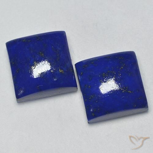 16.38 ct Square Lapis Lazuli, 11.1 x 11.1 mm From Afghanistan, Photo A