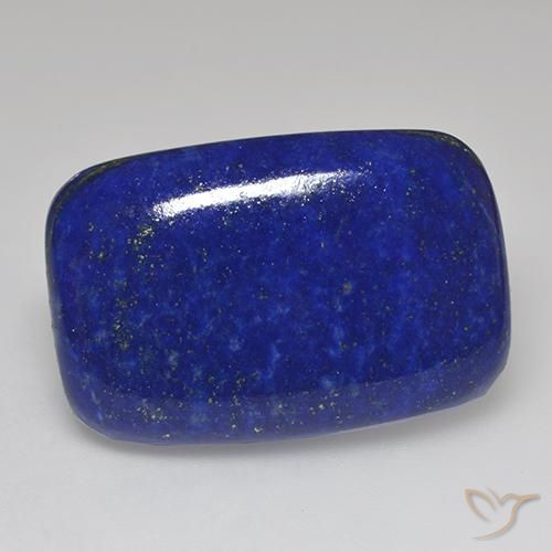 42.16 ct Blue Lapis Lazuli Stone, Natural Lapis Lazuli in Cushion Cabochon Shape for Sale
