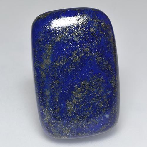 Very Deep Blue Lapis Lazuli Gem - 45.6ct Cushion Cabochon (ID: 525024)