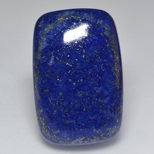 Very Deep Blue Lapis Lazuli Gem - 52.5ct Cushion Cabochon (ID: 525026)
