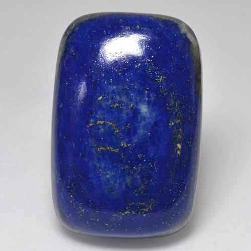 Dark Blue Lapis Lazuli Gem - 50.1ct Cushion Cabochon (ID: 525029)