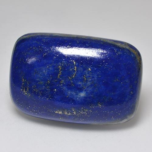 50.14 ct Blue Lapis Lazuli Stone, Natural Lapis Lazuli in Cushion Cabochon Shape for Sale