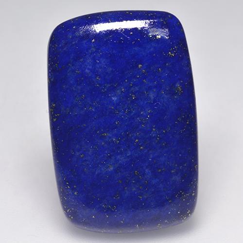 Intense Navy Blue Lapis Lazuli Gem - 34.1ct Cushion Cabochon (ID: 525038)