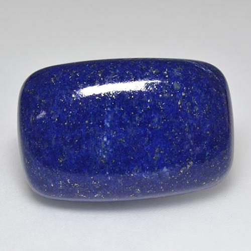 49.35 ct Blue Lapis Lazuli Stone, Natural Lapis Lazuli in Cushion Cabochon Shape for Sale