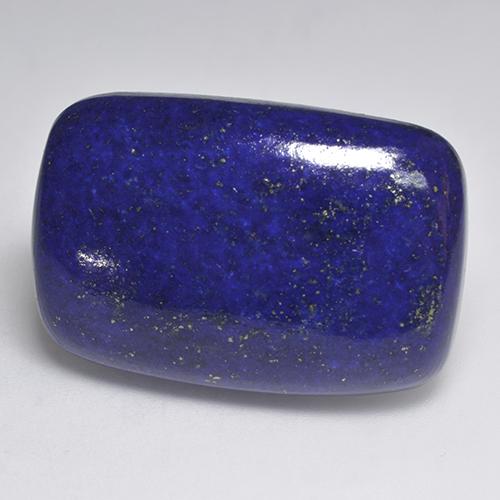 Deep Egyptian Blue Lapis Lazuli Gem - 48.5ct Cushion Cabochon (ID: 525644)