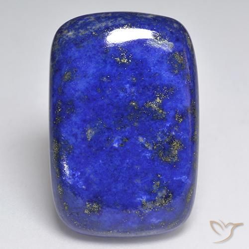 39.06 ct Blue Lapis Lazuli Stone, Natural Lapis Lazuli in Cushion Cabochon Shape for Sale