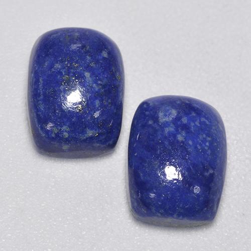 Blue Lapis Lazuli 17ct 2 Pcs Cushion From Afghanistan Gemstones