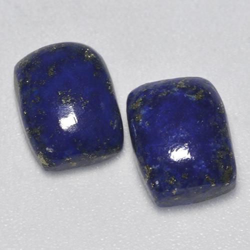 Very Deep Blue Лазурит Камень - 1.5ct Подушечка Кабошон (ID: 526561)