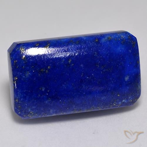 Bright Blue Lapis Lazuli Gem - 32ct Octagon Cabochon (ID: 527211)