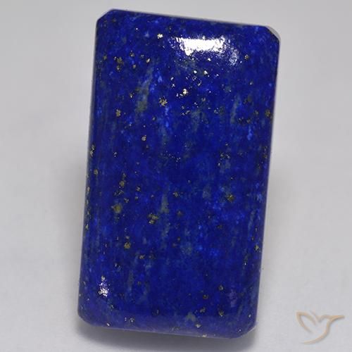 34.49 ct Blue Lapis Lazuli Stone, Natural Lapis Lazuli in Octagon Cabochon Shape for Sale