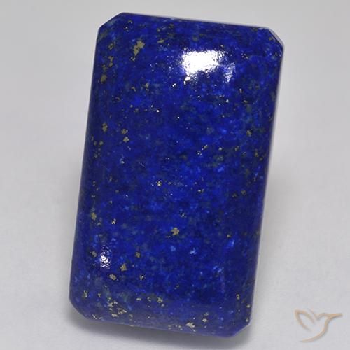 30.32 ct Octagon / Emerald Cut Lapis Lazuli, 25.4 x 15.2 mm From Afghanistan, Photo A