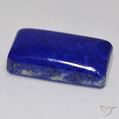 Lapis Lazuli Gemstone in 25.7 x 15.1 mm Size for Sale, Lapis Lazuli Stone in Intense Navy Blue Color