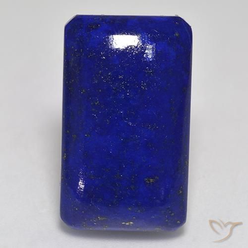 29.65 ct Octagon / Emerald Cut Lapis Lazuli, 25.3 x 15.1 mm From Afghanistan, Photo A