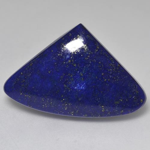 Very Deep Blue Lapis Lazuli Gem - 23.3ct Trillion Cabochon (ID: 527231)