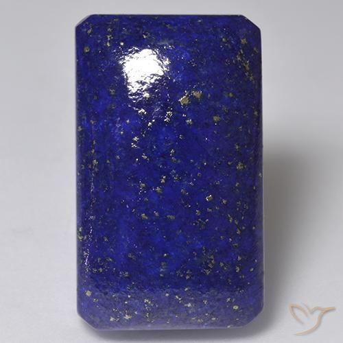 30.67 ct Blue Lapis Lazuli Stone, Natural Lapis Lazuli in Octagon Cabochon Shape for Sale