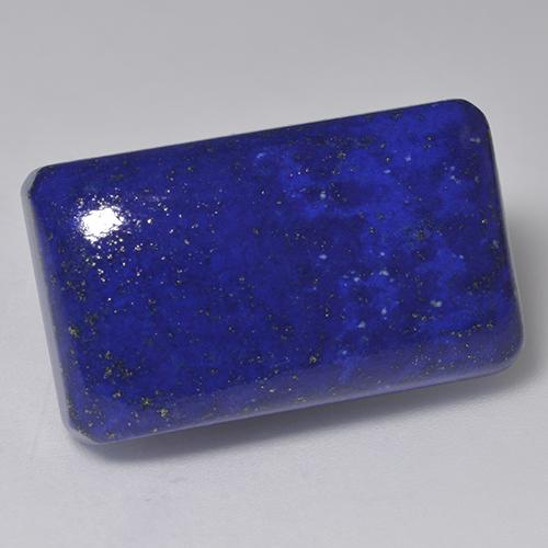 Electric Blue Lapislazzulo Gem - 30.6ct Cabochon ottagonale (ID: 527239)