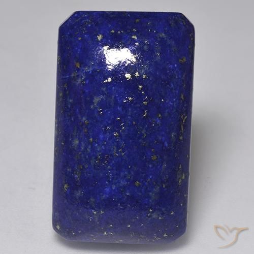 31.96 ct Blue Lapis Lazuli Stone, Natural Lapis Lazuli in Octagon Cabochon Shape for Sale