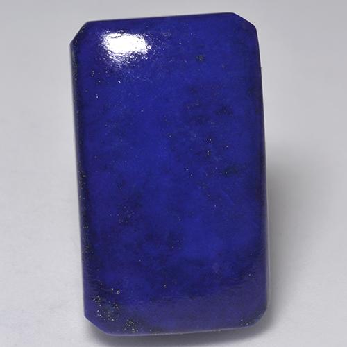 30,57 ct octagonschliff blauer Lapislazuli aus Afghanistan, Größe 25,4 x 15,2mm, natürlicher Edelstein, Opaque Reinheit, 1 Stück octagonschliff Lapislazuli, Mohs-Härte von 5 - 6 , Photo A