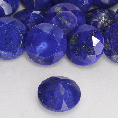 Lapis Lazuli Gemstone in 6 mm (calibrated) Size for Sale, Lapis Lazuli Stone in Navy Blue Color