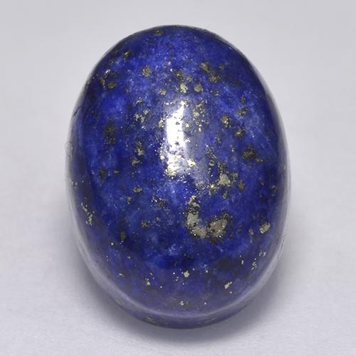 Navy Blue Lapis Lazuli Gem - 10.6ct Oval Cabochon (ID: 527378)
